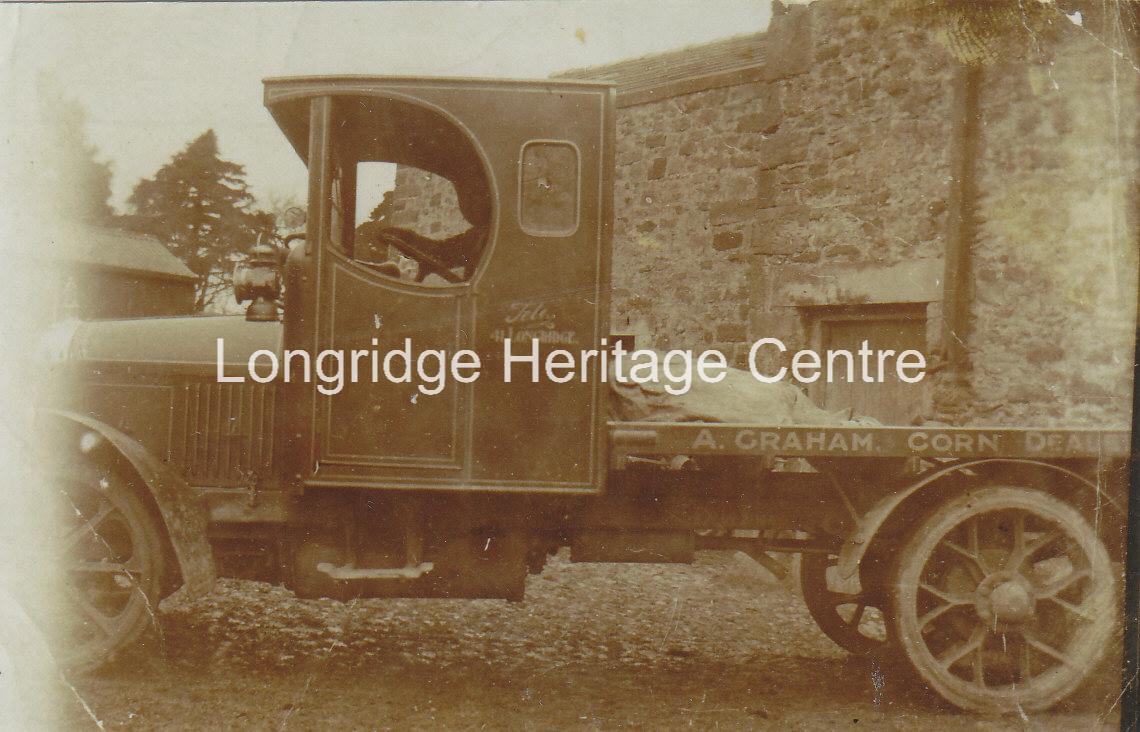 263B - Alston Lane - Graham's Provender Lorry in the yard of Yew Tree Farm - Circa 1922-23
